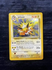 Jolteon 4/64 Holo Rare Unlimited Jungle Pokemon Card LP