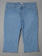 RI05427  LEE  LOWER ON THE WAIST CAPRI, CROPPED WOMENS JEANS sz18M