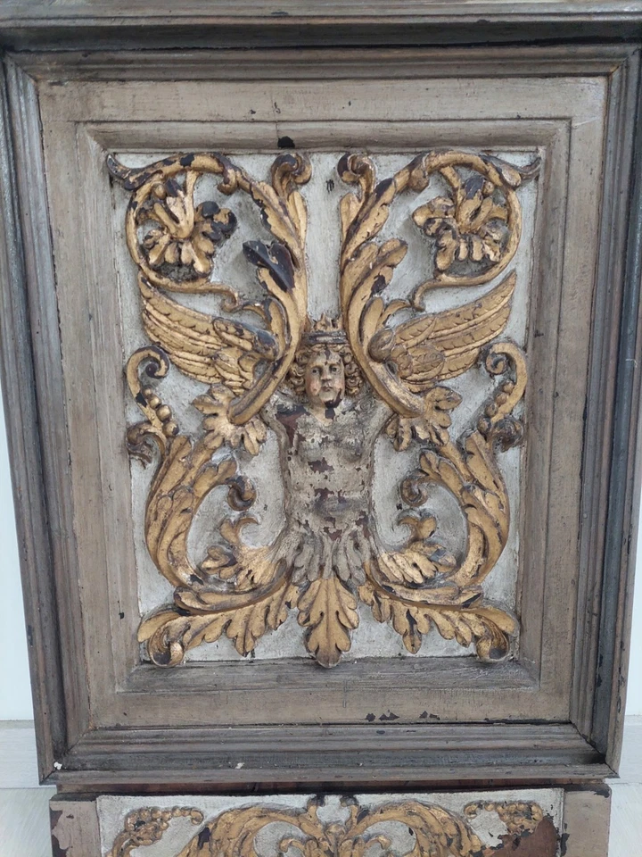 Pannello religioso in legno intagliato - 52 x 97 cm - Legno - 1750-1800 - Immagine 2 di 4