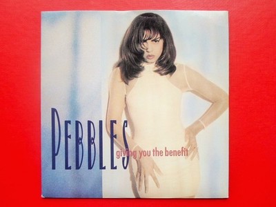 Pebbles Giving You The Benefit 7'' MCA MCA 1448 EX/EX 1990 picture sleeve