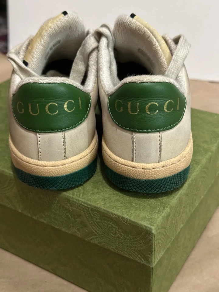 Gucci SCREENER Zapatos Niños Talla 31/US13 W Caja y Bolsa para el Polvo y Documento de Auth Incluido Foto 3 de 4