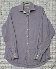 Jack Stone By Thomas Dean Button Up Men's Large Shirt Classic Casual Dress