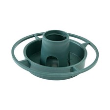 Parrot Bird Feeding Dish Tray Platform Feeder Bird Accessories Green PP Material