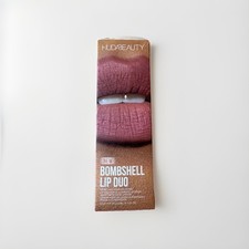 Huda Beauty Bombshell Lip Duo Full Size Lip Set Lip Liner and Matte Lipstick New