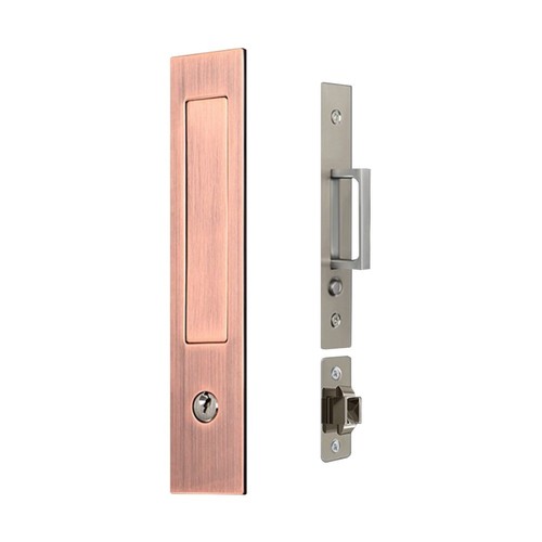 Pocket Door Handle with Heavy Duty Locking Mechanism for Sliding Applications - Picture 9 of 24