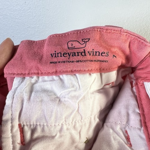 Vineyard Vines Boys Sz 7 Breaker Pants Flat Front Chino Adjustable Waist Preppy - Picture 10 of 13
