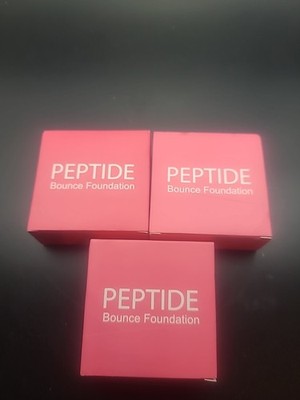 3 X BRAND NEW PEPTIDE BOUNCE FOUNDATION BALM FLAWLESS MAKEUP COVER - PICK SHADE