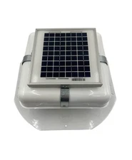 Solar Roof Vent - Solar Attic Fan - Solar RoofBlaster with White Vent 3 watt ...