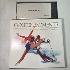 Golden Moments: A Collection of 1984 US Commemorative Olympic Issues Book Stamps