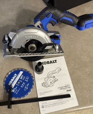 NEW Kobalt 24V 24Volt 4 1/2" Compact Brushless Circular Saw Tool Only.