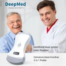 WIFI kabelloses Farb-Ultraschall-Doppler-Ultraschallger&auml;t mit 3-in-1-Konvexsonde