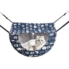 Cat Hammock for Cage with Ball,Hanging Pet Hammock Bed Adjustable,Double Laye...