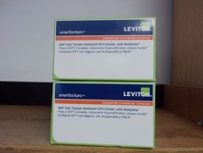 2 NEW LEVITON GFTR1-W PRO SELF TEST TAMPER RESISTANT GFCI OUTLET W/WALL PLATE
