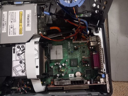Dell Optiplex 745 pc computer desktop small .. Power Up.. No Hard Drive - Picture 9 of 23