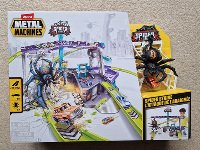 Zuru Metal Machines - Spider Strike Rennbahn Garage Spielset - NEU & OVP