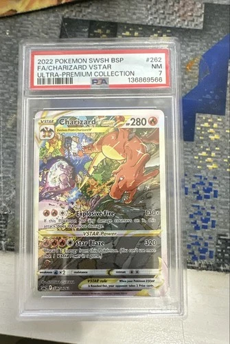 Charizard VSTAR SWSH262 SWSH: Sword & Shield Promo Cards Holo PSA 7