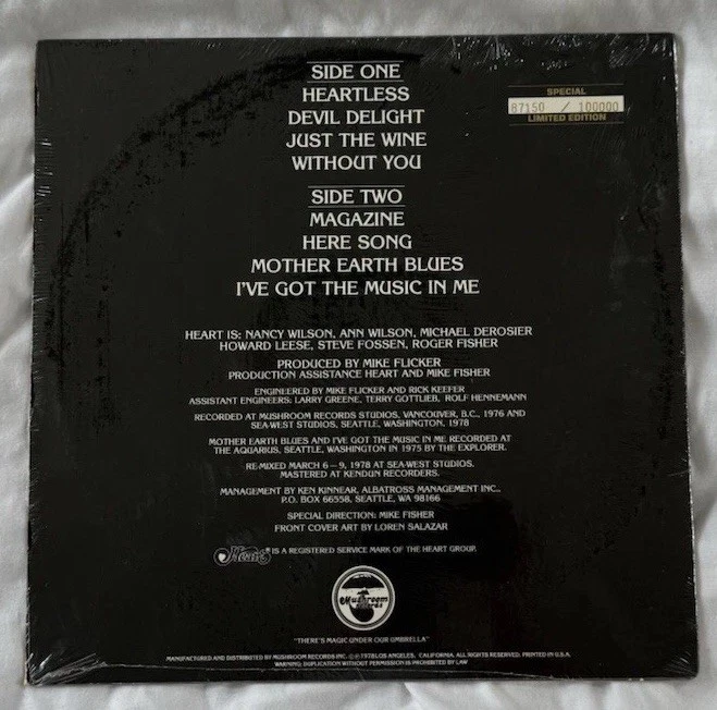 Heart – Magazine LP Picture Disc | Limited Edition #87150/100000 1978 - Image 2 of 4