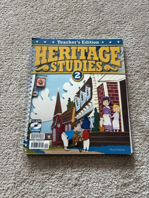 BJU Hertiage Studies Grade 2 Teacher's Edition w/ CD-Rom And Student Book