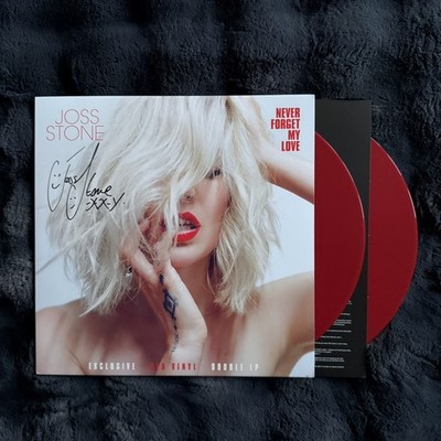 Joss Stone Signed Never Forget My Love 2LP   Red - New With Flaws 