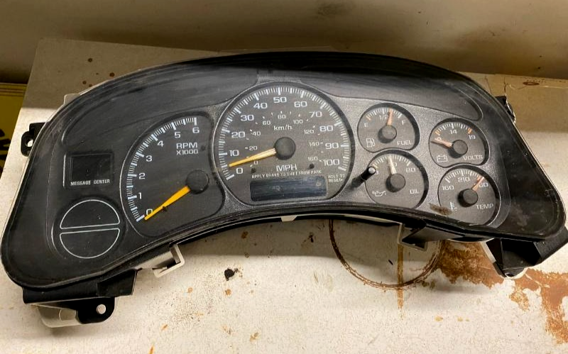 1999-2000 Chevy Tahoe Speedometer Instrument Gauges Cluster OEM