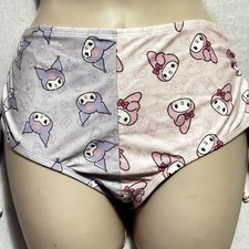 Hot Topic Sanrio My Melody Kuromi Split Swim Bottom Size X-Large XL NWT