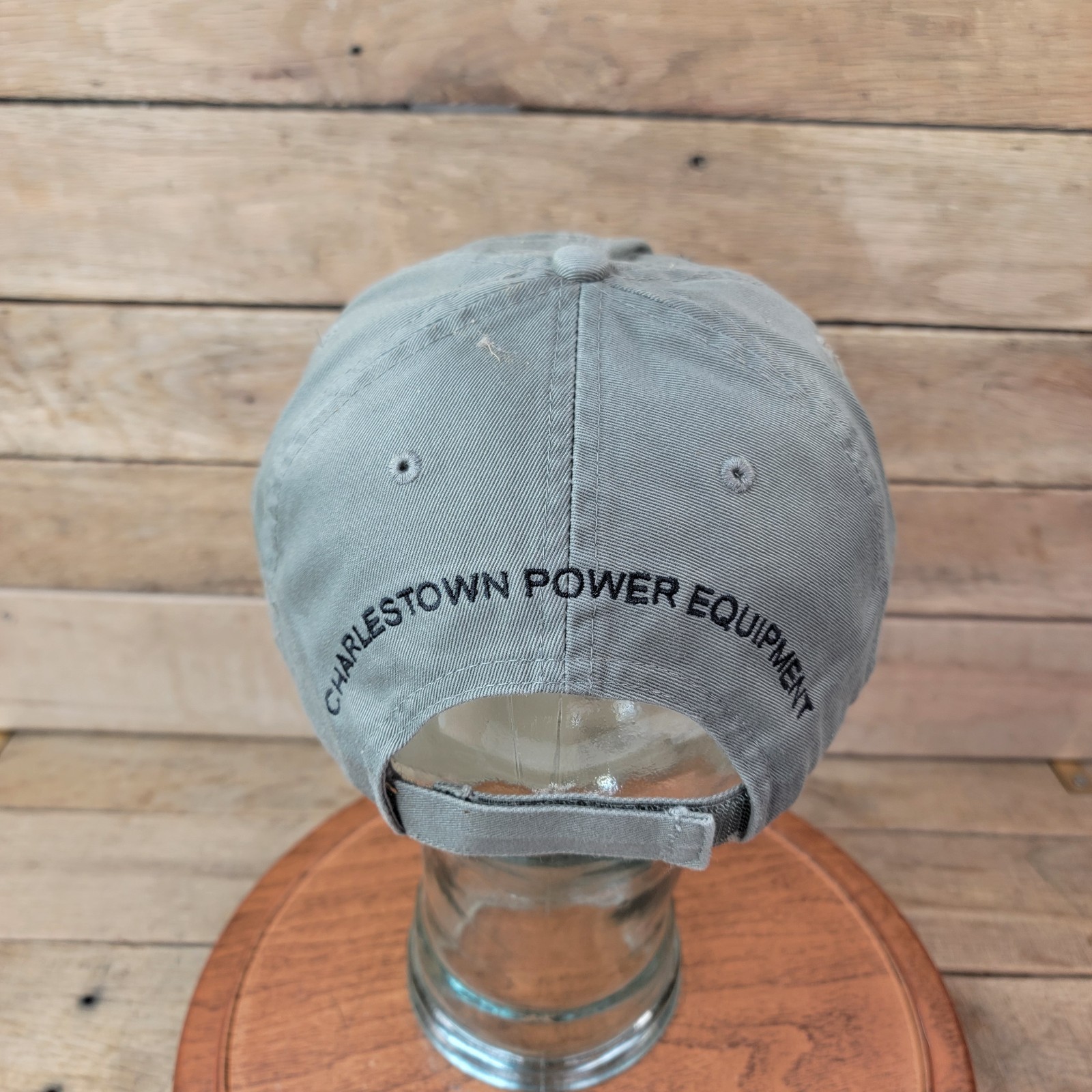 ECHO Adjustable Strapback Hat Gray Outdoor Power … - image 3