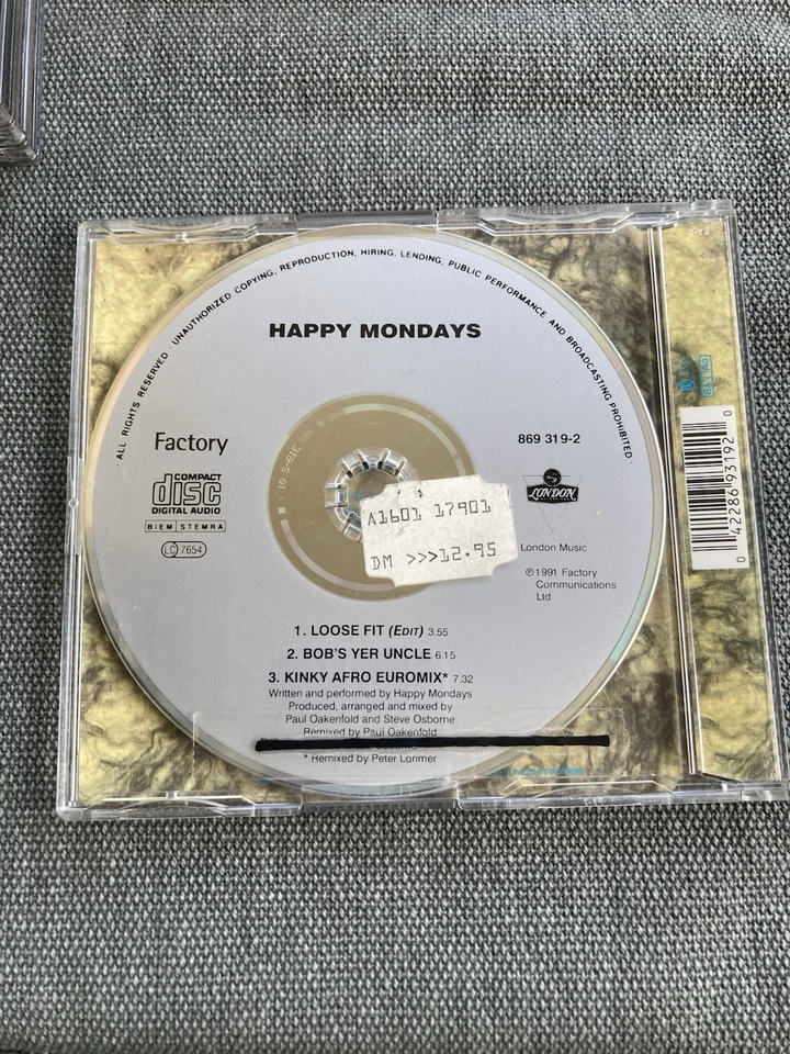 Maxi-CD: Happy Mondays „Loose Fit“ Gebraucht aus Privater Sammlung. - Bild 2 von 2