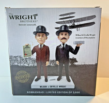 The Wright Brothers Wilbur & Orville Wright Dual Bobblehead Limited To 3,000