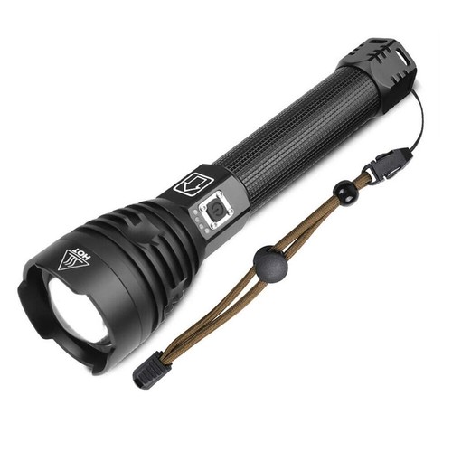 160000LM Most Powerful XHP90 LED Flashlight Brightest Zoom Torch P90 Type C U...