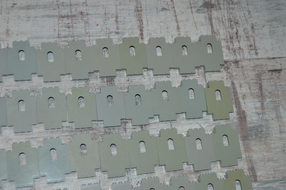 48x Lego 4444 altgrau hellgrau Burg Element Panel Wand Mauer Ritter Schloss - Bild 3 von 4