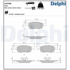 Satz Bremsbeläge Bremsklötze vorne für Toyota Aygo X B7 Yaris P21 id26724