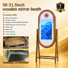 Magic Mirror Party Touch Screen Photobooth 32" Screen Size