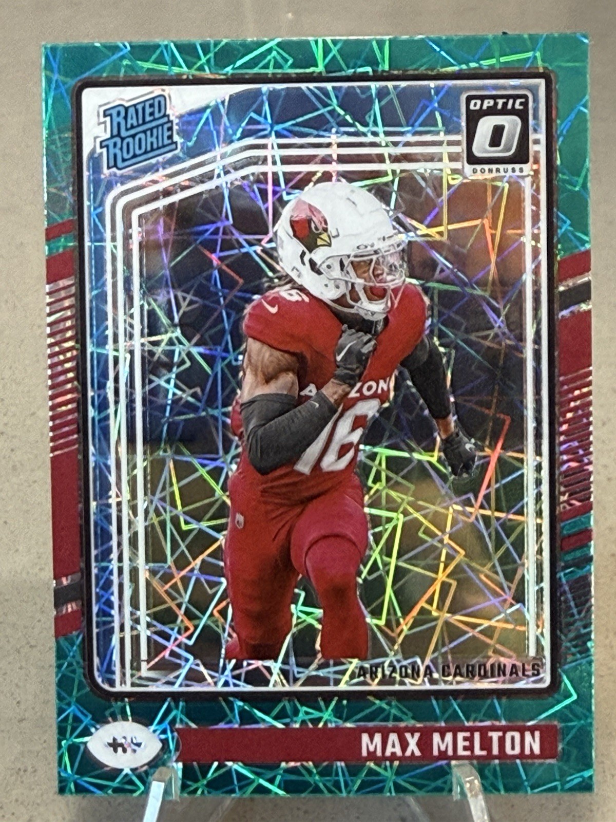 Max Melton Panini Donruss Optic #277 Green Velocity