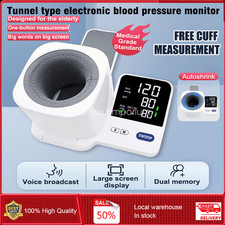 Upper Arm Blood Pressure Monitor - Home Use Digital BP Machine with Large Cuff