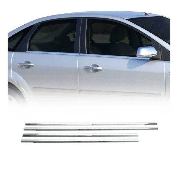 Fensterleisten Zierleisten FüR Ford Focus 2004-2013 Edelstahl Chrom 4Tlg-image
