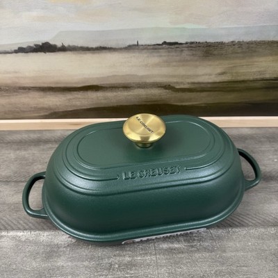 Williams Sonoma Le Creuset Signature Oval Bread Oven Forêt Scuffed Flaw *Read