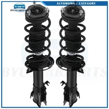 Pair Front Complete Shocks Struts Coil Springs & Mounts For Ford fiesta 2014-15