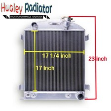 3row Alum Radiator 17h Fit 32 Ford Low-boy Chop Hot Rod Wchevy Engine 3.3l 3row Alum Radiator 17h Fit 32 Ford Low-boy Chop Hot Rod Wchevy Engine 3.3l