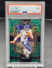 2025 Panini Prizm Select Cole Kmet /5 Chicago Bears PSA 9