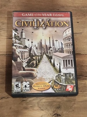 Sid Meier's 4 Civilization Game of the Year Edition PC Game 2006 (Complete, CIB)