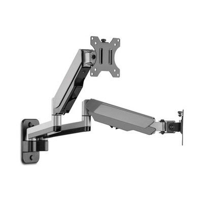 AVLT Dual 13''-32'' Monitor Wall Mount fits Two Flat/Curved Computer Monitor Fu...