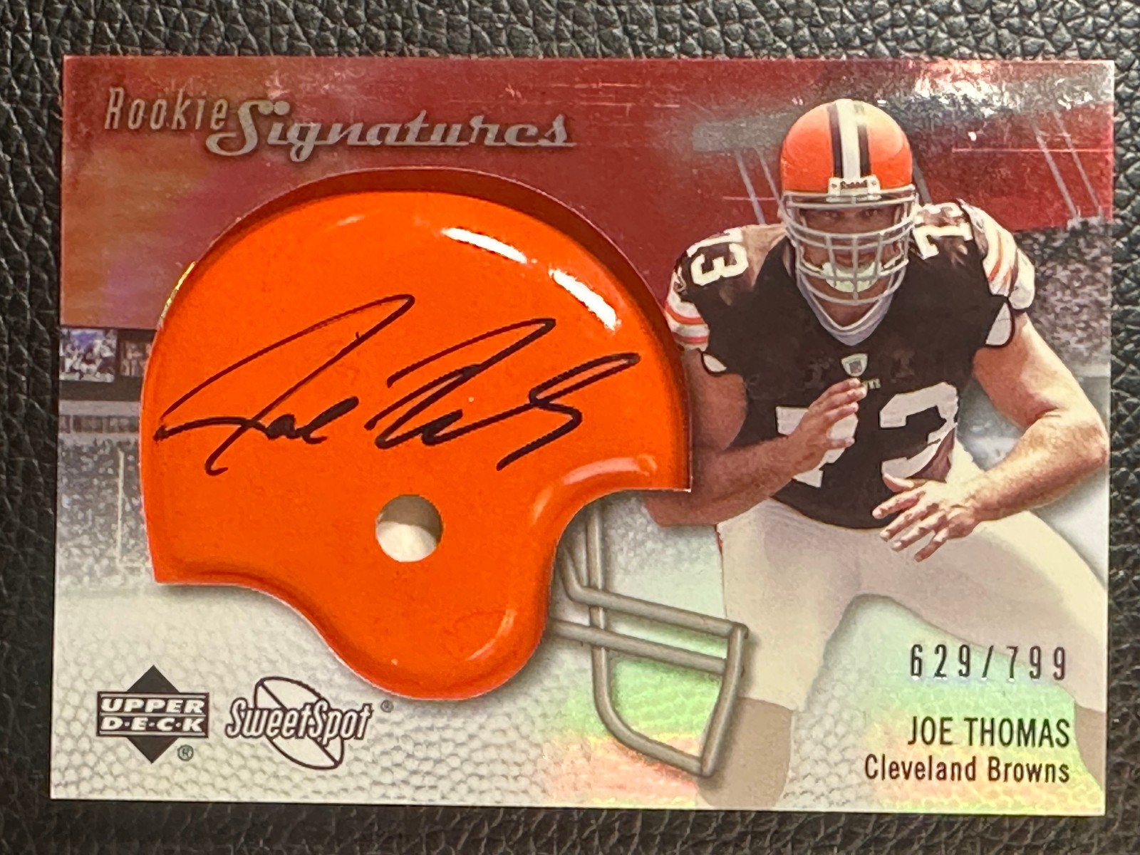 Joe Thomas Upper Deck Sweet Spot #109 Autograph