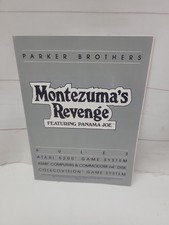 Montezuma's Revenge Atari 5200 Rules Colecovision Instruction Manual Only image