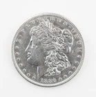 1886-S Morgan Silver Dollar $1 AU Details (Cleaned) Better Date Rare - 957b
