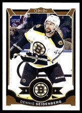 2015-16 O-Pee-Chee #199 Dennis Seidenberg Boston Bruins Hockey Card