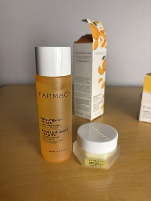 Farmacy Brighten Up 3% TXA Dark Spot Toner 50ml & Honey Halo Moisturizer Set