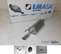 Imasaf ESD Auspuff Endtopf für Opel Corsa B 16V 1.4I/1.6I + 16V + GSI 66-80KW