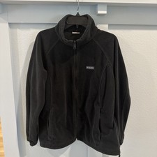 Columbia Youth 2XL Black Fleece Full Zip Jacket - Excellent Condition