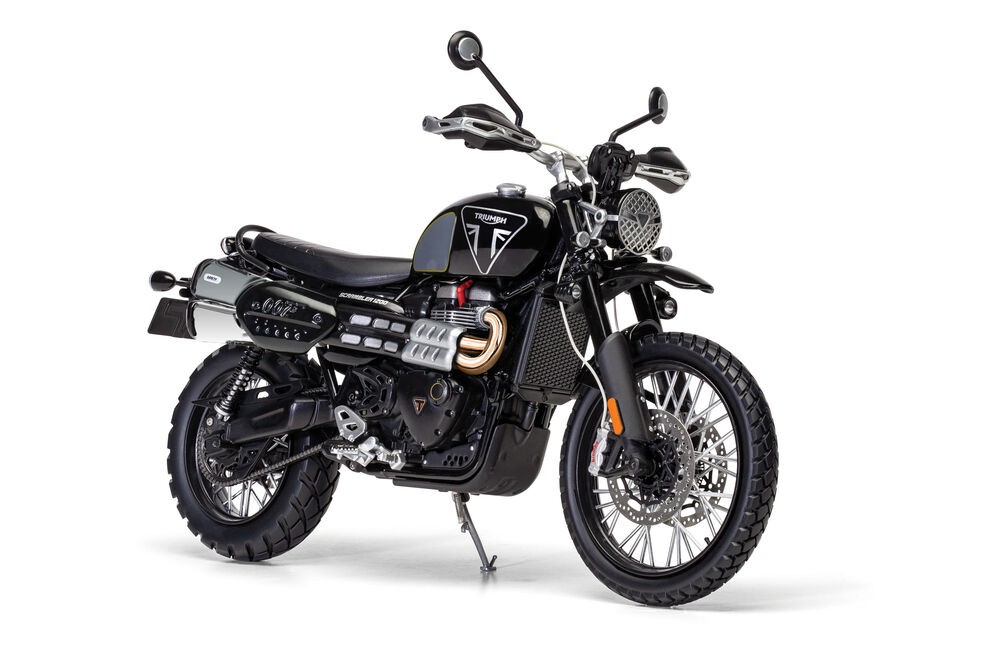 Corgi CC08402 1:12 Triumph Scrambler 1200 Bond Edition Motorcycle - New