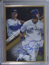 2019 Topps Gold Label Framed Auto Black 8/75 Justin Smoak #GLA-JSM Auto q4j
